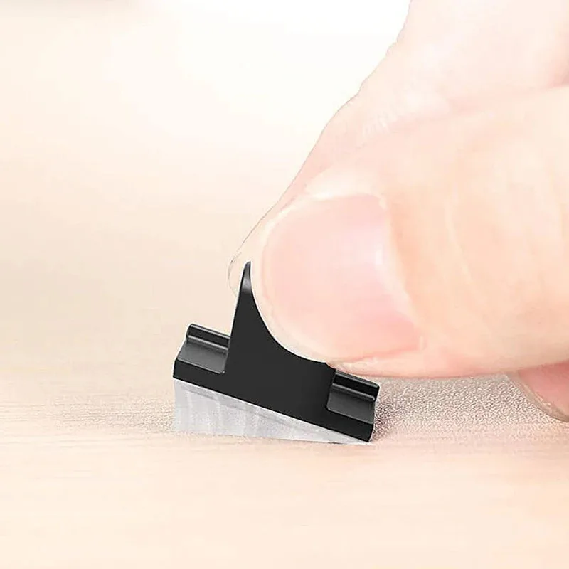 5-30 قطعة USB منظم الكابلات مقاطع سلك اللفاف حامل سماعة الماوس الحبل كليب حامي إدارة خطاطيف لاصقة مكتب المشبك