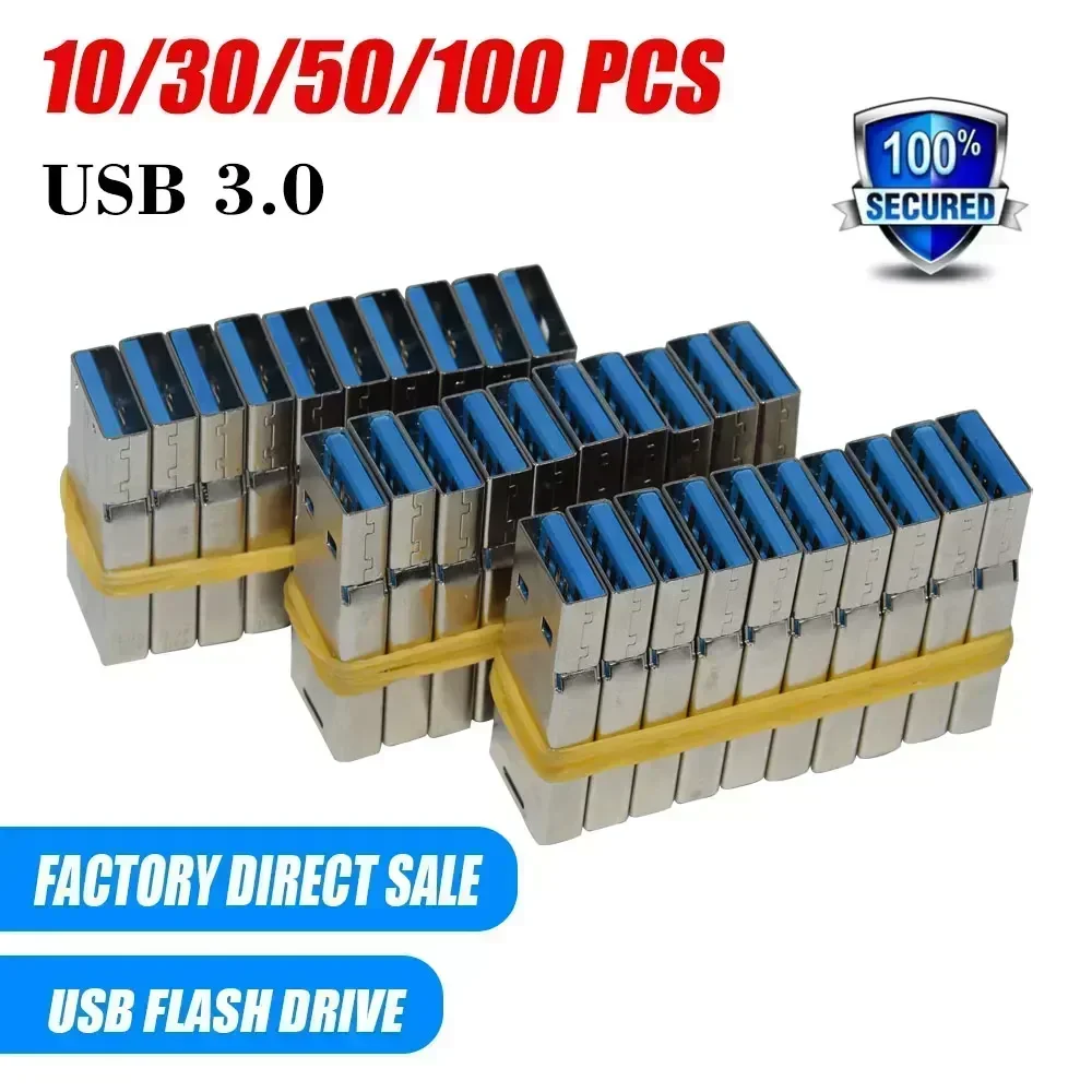 UDP Memory Flash 4GB 8GB 16GB 32GB 64GB 128GB USB3.0 Short Long Board Udisk Semi-finished Chip Pendrive Factory Wholesale