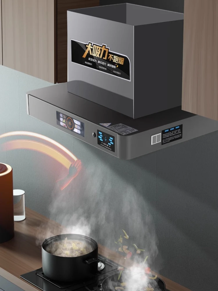 600/700/900Mm Length and Width Automatic Cleaning Small Size Range Hood