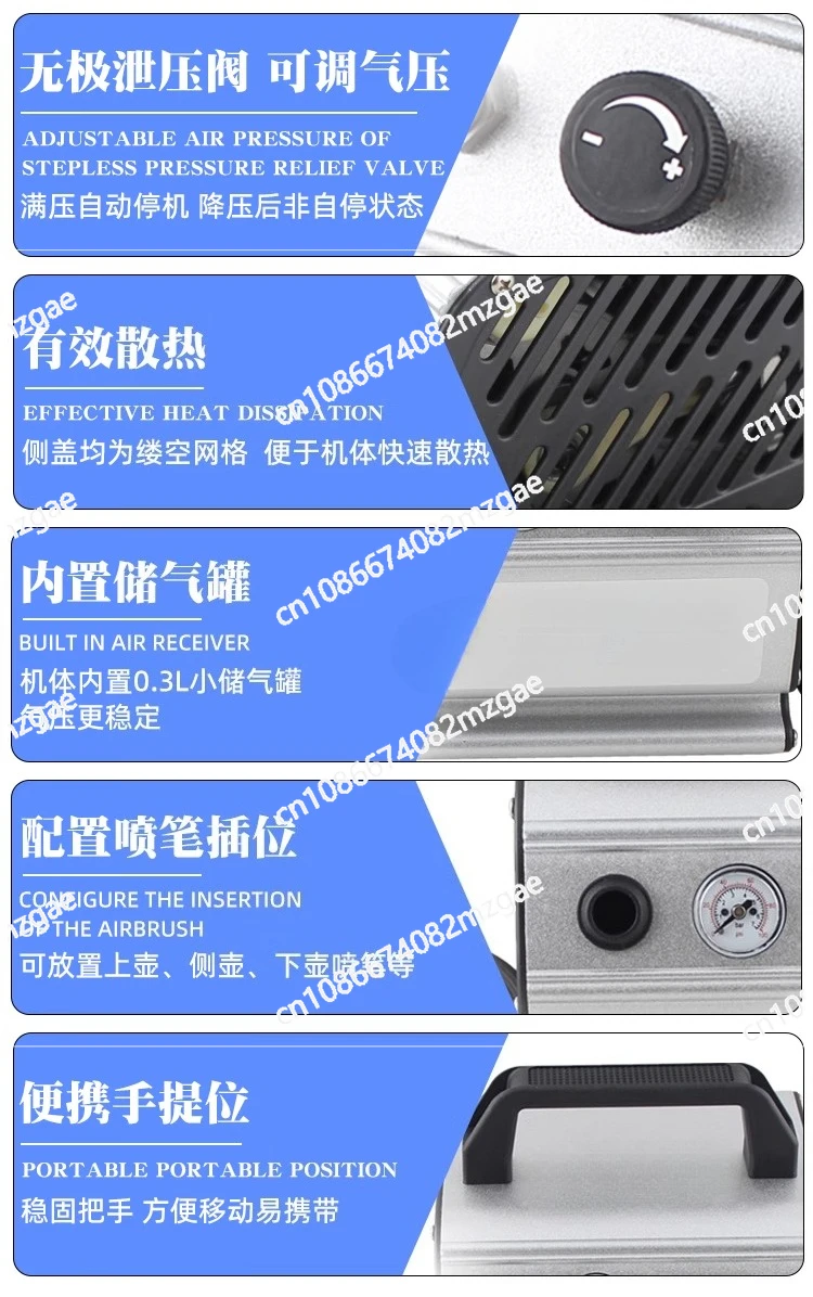Model Painting Set Air Pump Spray Pen Ship Model Figure Spray Gun Marker Spray Coloring Tool