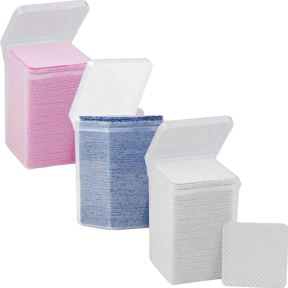 Lenço de Limpeza para Cola de Cílios, Lenço Reutilizável para Remoção de Resíduos de Frascos, Limpador de Gel para Arte de Unhas