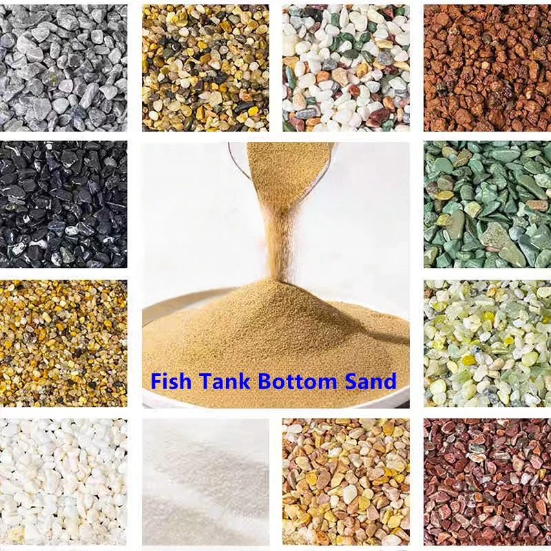 100/200/500g Fish Tank Bottom Sand Aquarium Accessories Potted Plants DIY Home Decor Landscape Garden Natural Gravel Stone