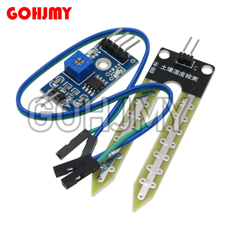 1 قطعة رطوبة التربة كشف الرطوبة وحدة الاستشعار لاردوينو مجلس التنمية لتقوم بها بنفسك روبوت السيارة الذكية #1