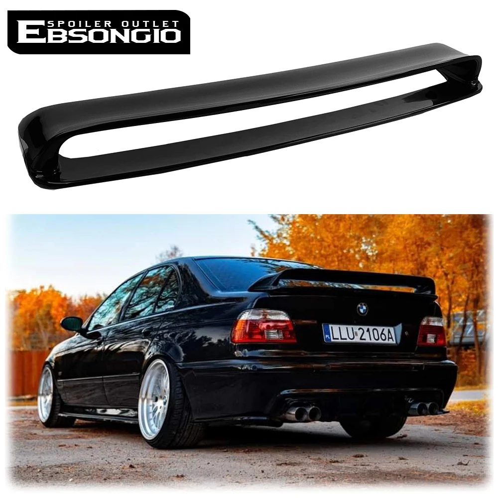 For 1997-2003 BMW 5 Series E39 Rear Trunk Lid Boot Car Spoiler Wings M5 GT Style Black Carbon Exterior Tuning Accessories