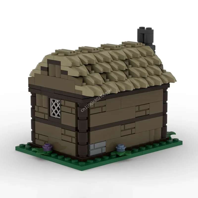 234 個 Moc 中世ホームモジュラー城建築住宅ビルディングブロック創造性組立レンガおもちゃのプレゼント