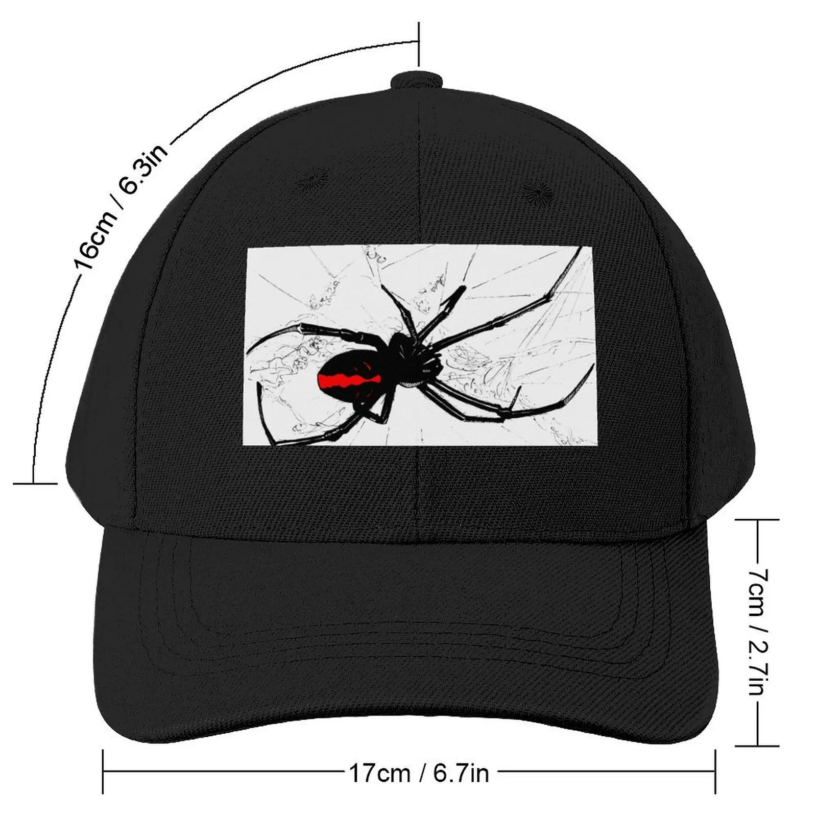 Black Widow Baseball Cap New Hat Sunscreen Hat Man Luxury Rugby Baseball For Men Women's