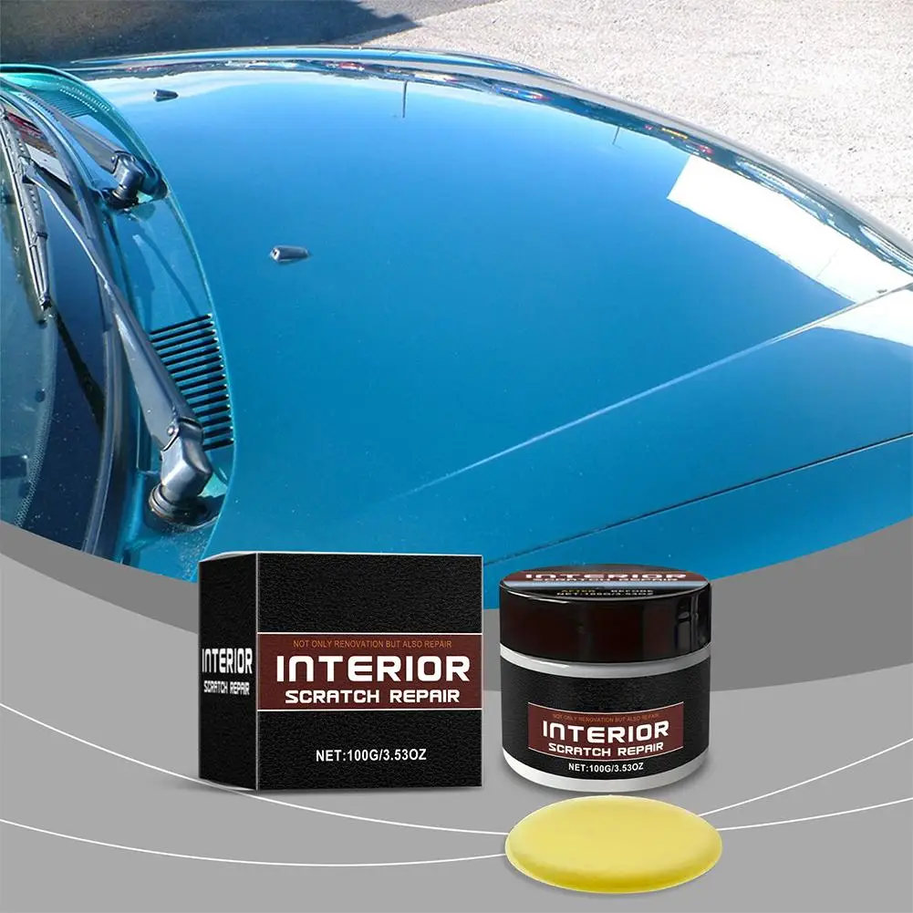 Car paint care wax car polishing cleaning decontamination coating renovation wax eliminate scratches accessories care car Q4K3