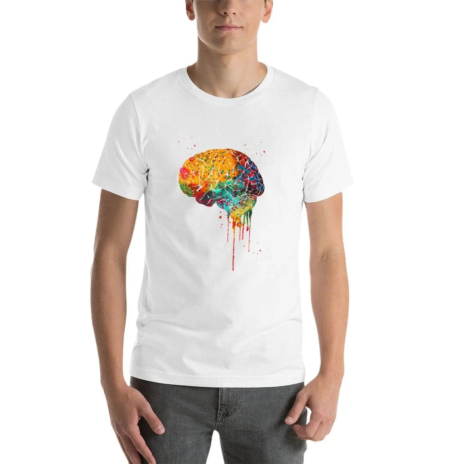 Human Brain T-Shirt t shirt man designer man t shirts for men T-Shirt