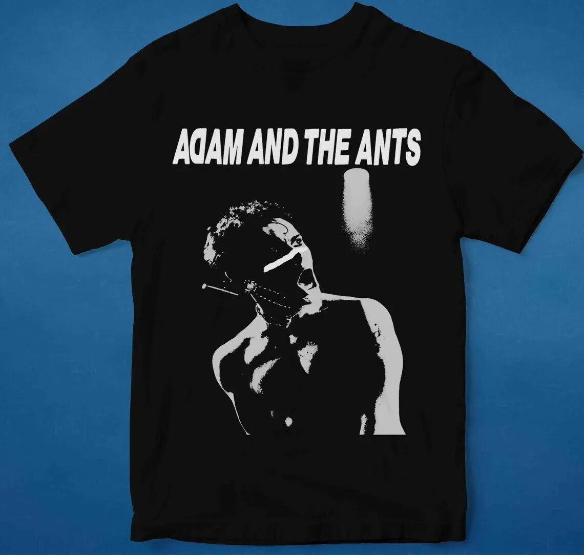 Adam and the Ants T-Shirt Black Heavy Cotton Full Size Gift For Fans