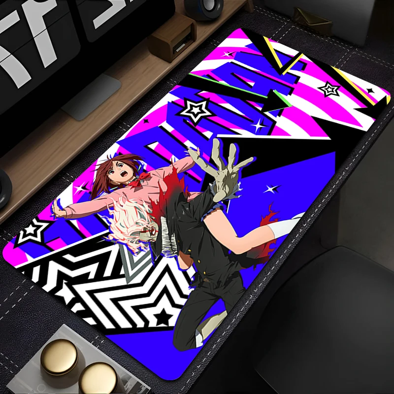 DAN DA DAN Mouse Pad Gaming Accessories Office Gamer Keyboard Desk Mat Non-Slip Laptop ground mat Large PC carpet Mousepad Anime