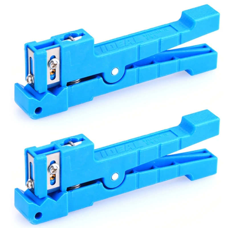 ABNC-2Pcs Cable Stripper 45-163 Buffer Tube Stripper FTTH perfect 45-163 Coaxial Cable Sheath Jacket Cutter