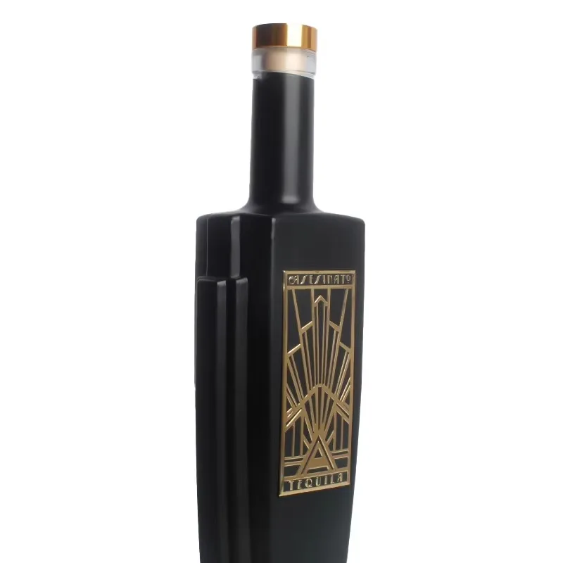 Custom Embossed Metal Wine Label | Aluminum Logo Sticker | Luxury Self Adhesive Labels for Glass Wine Bottles
