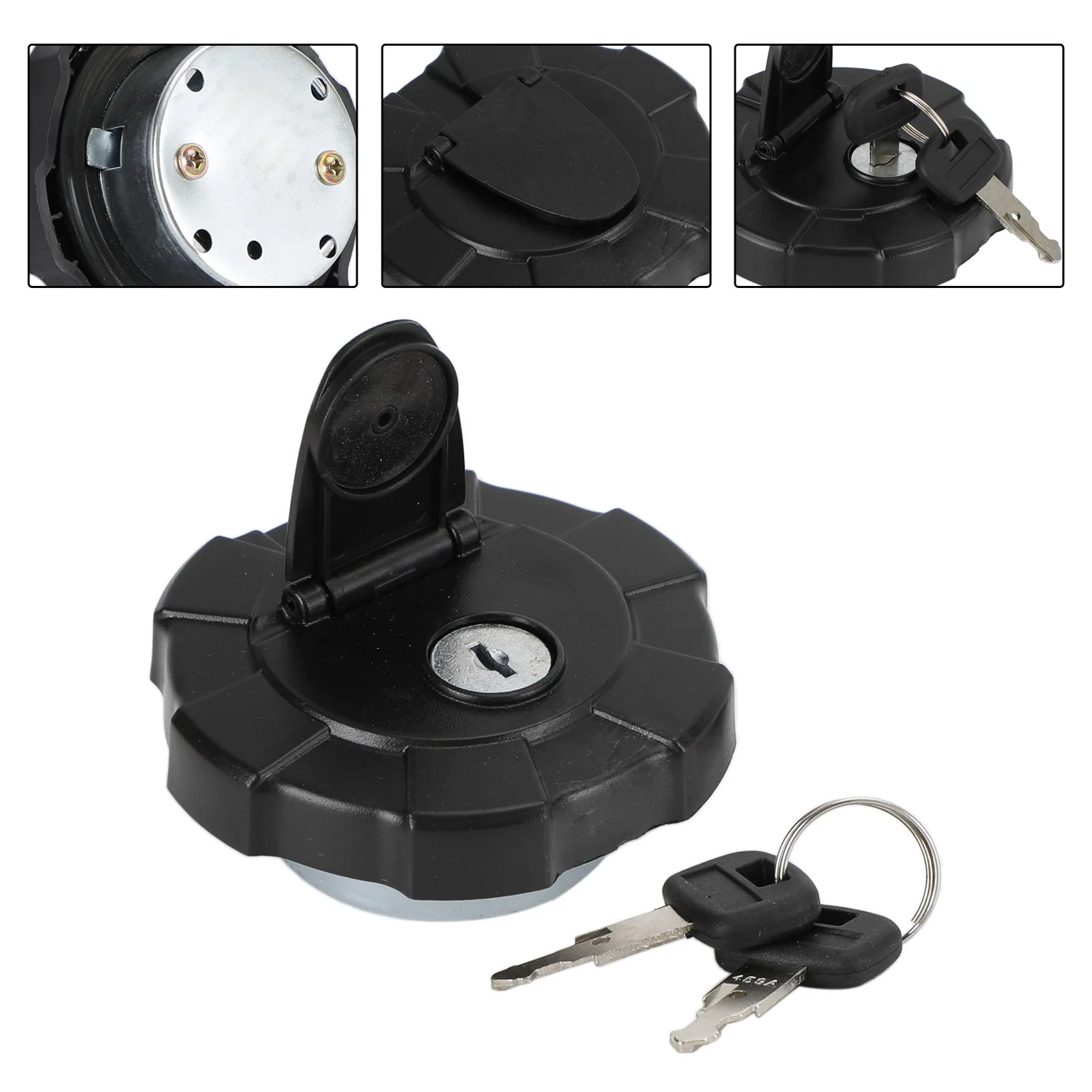 Areyourshop RD411-51122 Fuel Tank Cap W/Key For Kubota Excavator SVL75-2 KX91-3S U35-S2