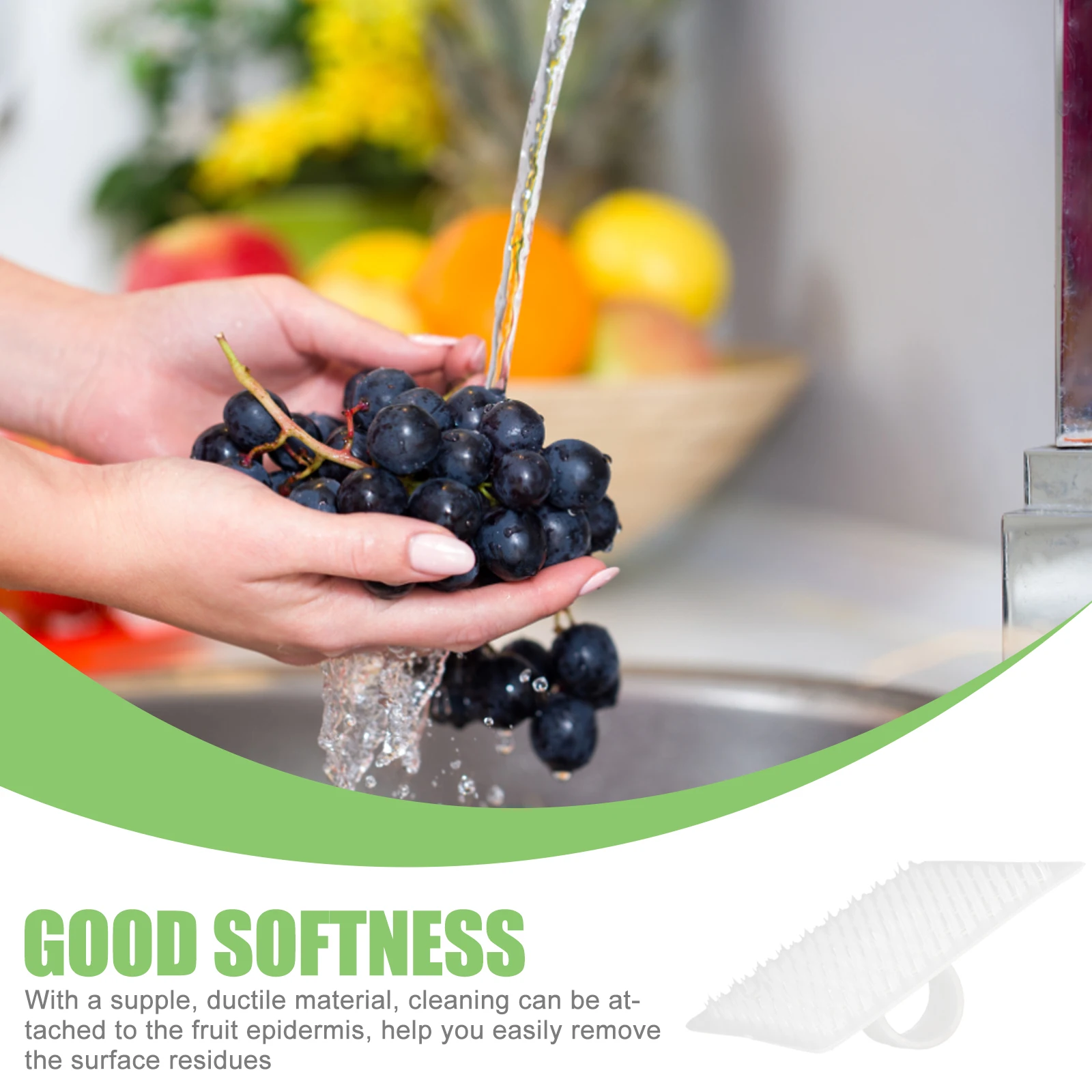 

10 Pcs Fruit and Vegetable Cleaning Brush Wash Dish Scrubber Washing Potato Vegetables Brushes Kitchen
