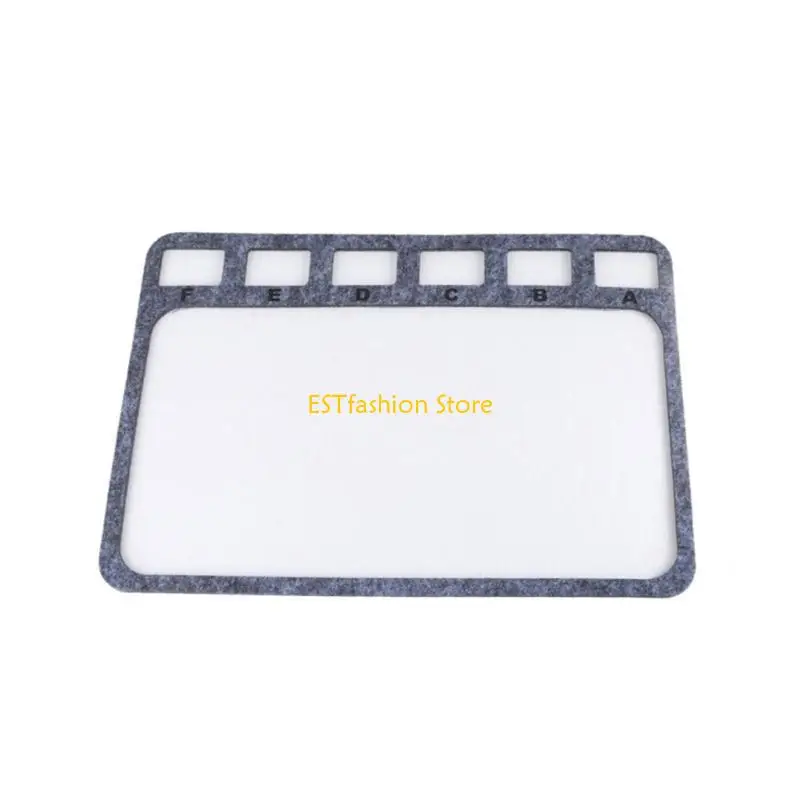 Y5GC Bead Workstation Soft Flocking Bead Pad Beadwork Accessories Jewelry Making Tool