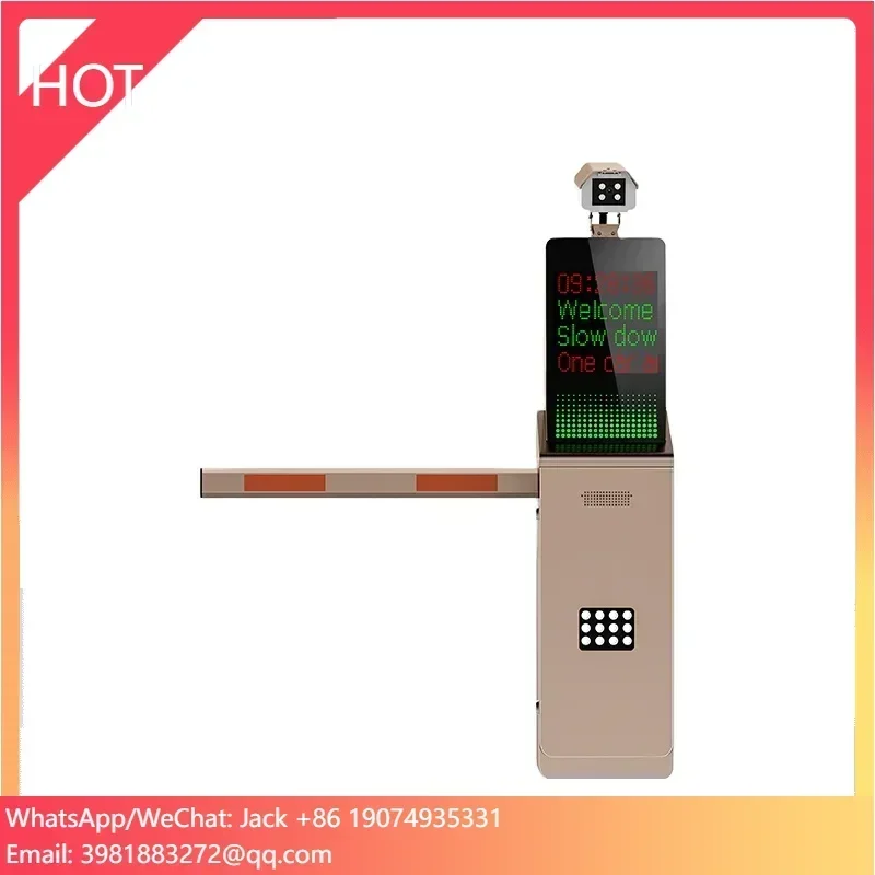 China Manufacturer Cheap Price Wholesale Parking System Barrier Gate With Vehicle License Plate Recognition
