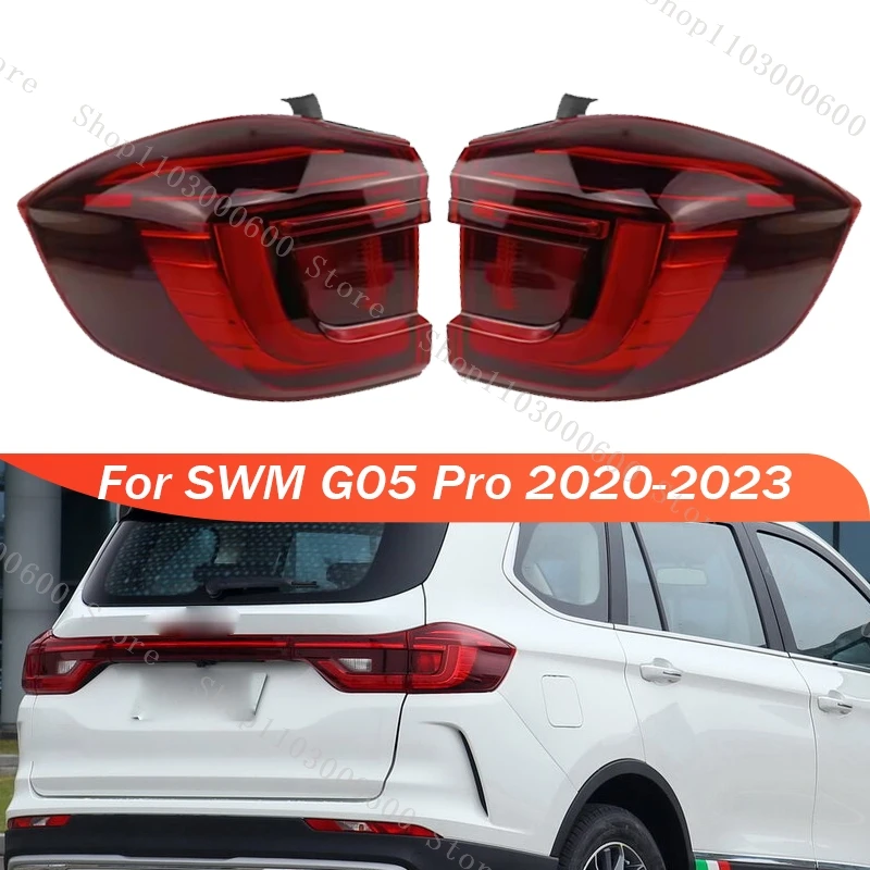 

For SWM G05 Pro 2020 2021 2022 2023 Car Rear Tail Light Warning Lamp Driving Brake Light Taillight Accessories