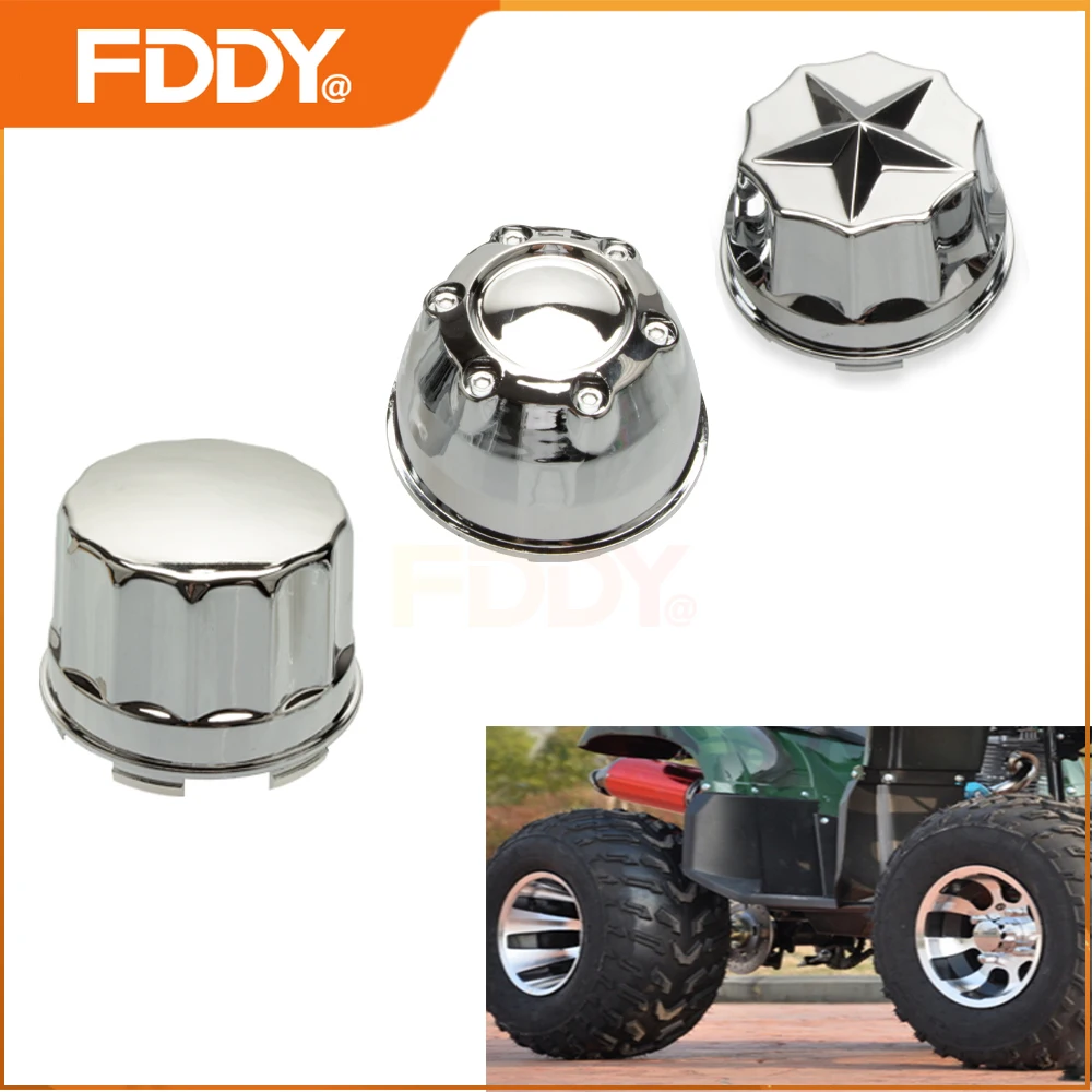 

FDDY 4pcs/lot Decorative cover electroplating special Hub Caps For ATV UTV Buggy Quad Bike 10 inch 12 inch 14 inch alloy wheels