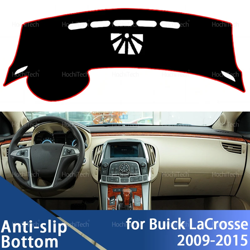 

Dashboard Cover Pad Car Liner Anti-UV Mat Sunshade Dashmat Carpet Dash 2013 For Buick Allure Buick LaCrosse Alpheon 2010-2016