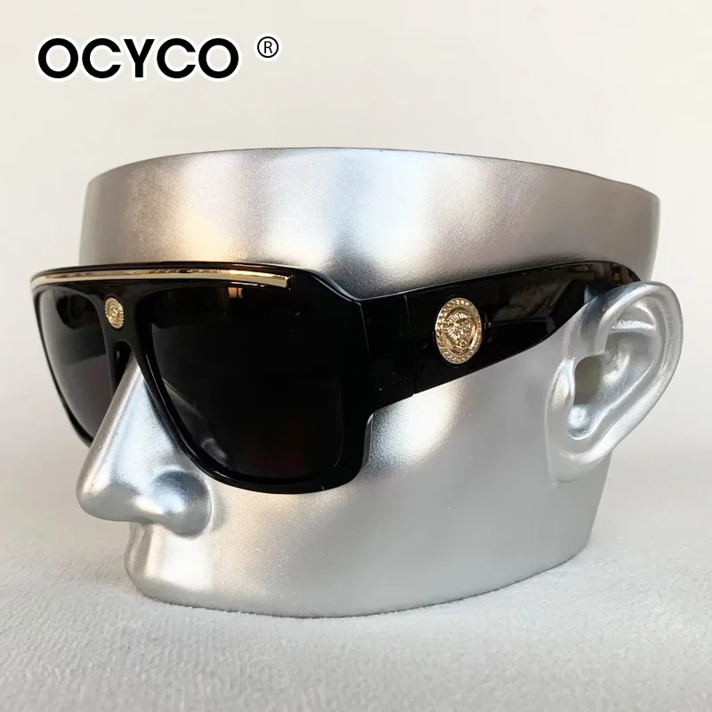 Fashion Brand Luxury Designer Sunglasses Men Women 2026 Oversized Vintage Punk Shades Glasses Summer Travel Outdoor Sunglasses