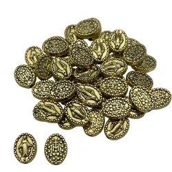 Metal Disc Spacers Benedict Medal Hole Beads Saint Exorcism Connected Jewelry Making DIY Use Bracelet Alloy Accessorie Materials