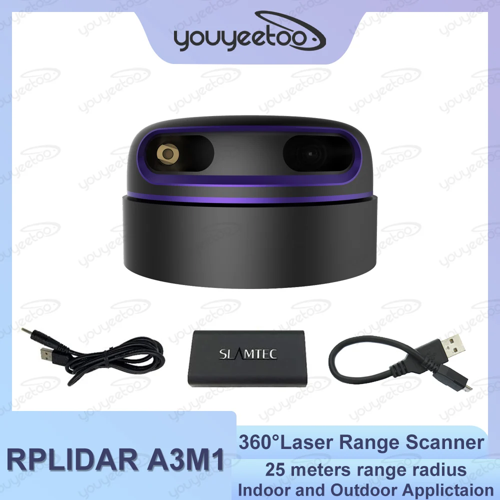 

Slamtec RPLIDAR Lidar A3M1 360 Degree Laser Range Scanner 25M Range Radius Obstacle Avoidance Navigation For Indoor And Outdoor