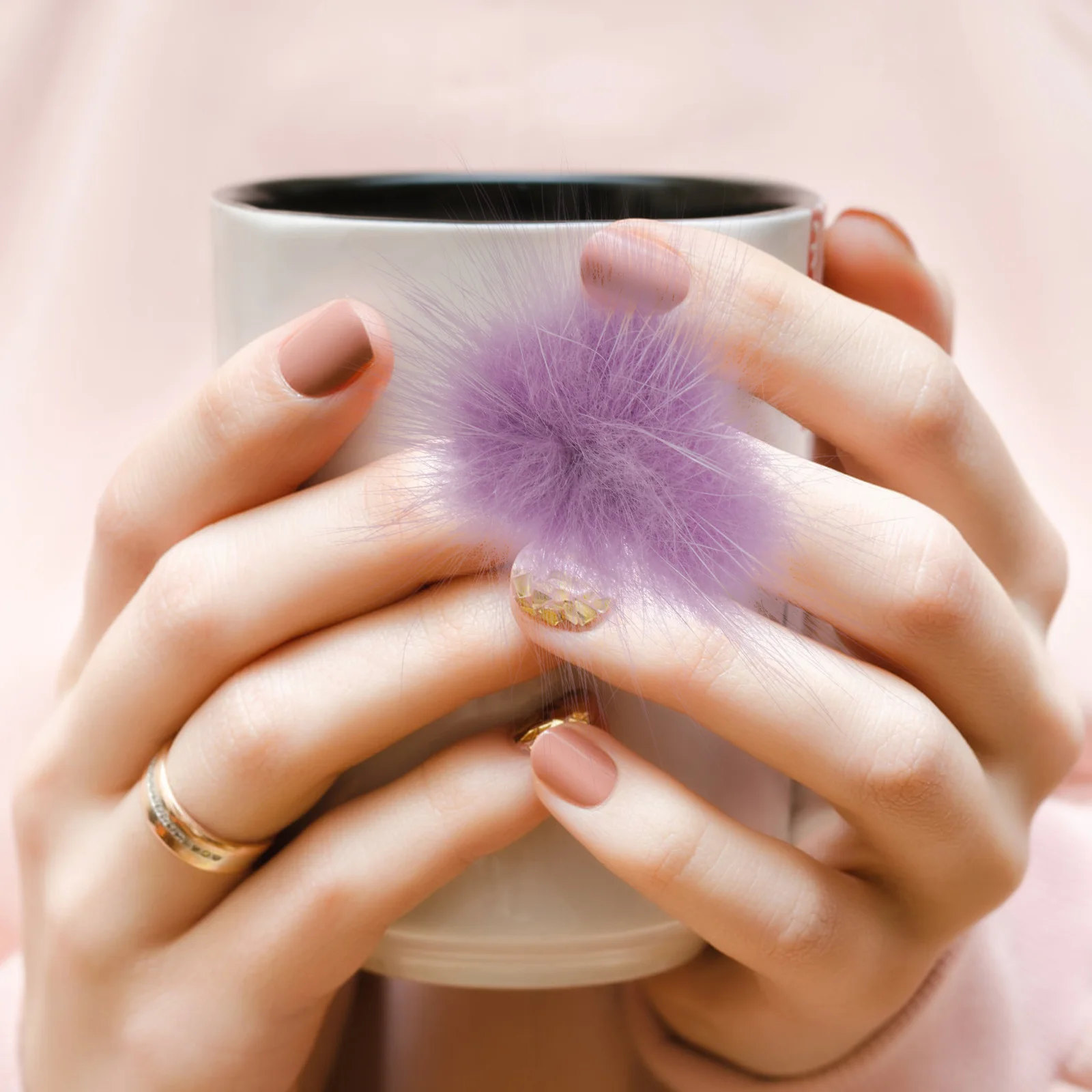 

6Pcs Nail Art Accessories Fun Pompom Design Reusable Manicure Decor DIY Nail Stickers for Party Wedding Events