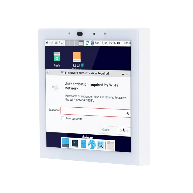 

Intelligent Library White Color YC-SM41P Linux/Android 13 Os Wall Pad 4inch Smart Home Automation Controller