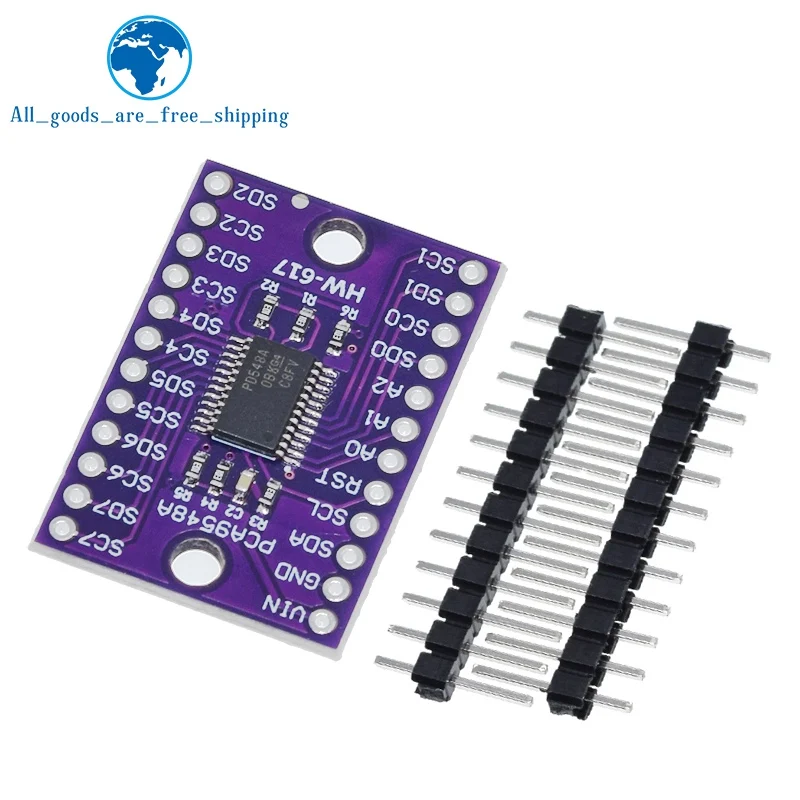 TCA9548A 1-to-8 8 Way I2C 8-channel Multi-channel Expansion Board IIC Module Development Board 9548 Para Arduino