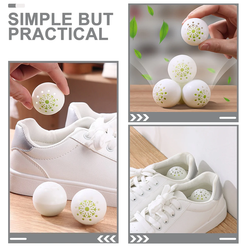12 pz Sfere Deodoranti Deodorante per Scarpe Da Ginnastica Borse Da Palestra Armadi Armadi Rimozione di Odori Scarpe di Plastica Deodorizzare Palle Per La Casa