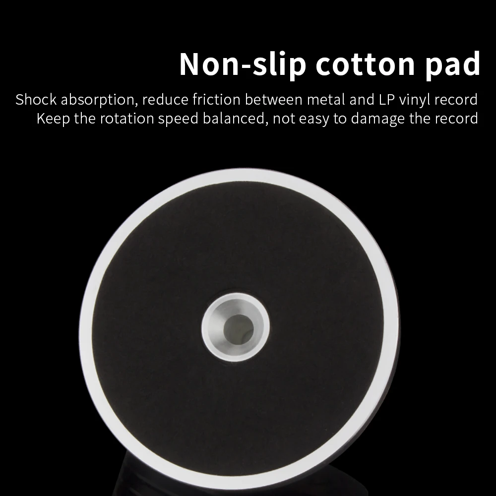 Universal 50Hz LP Vinyl Record Player Disc Turntable Stabilizer With Level Aluminum Alloy Weight ClampMusic Player