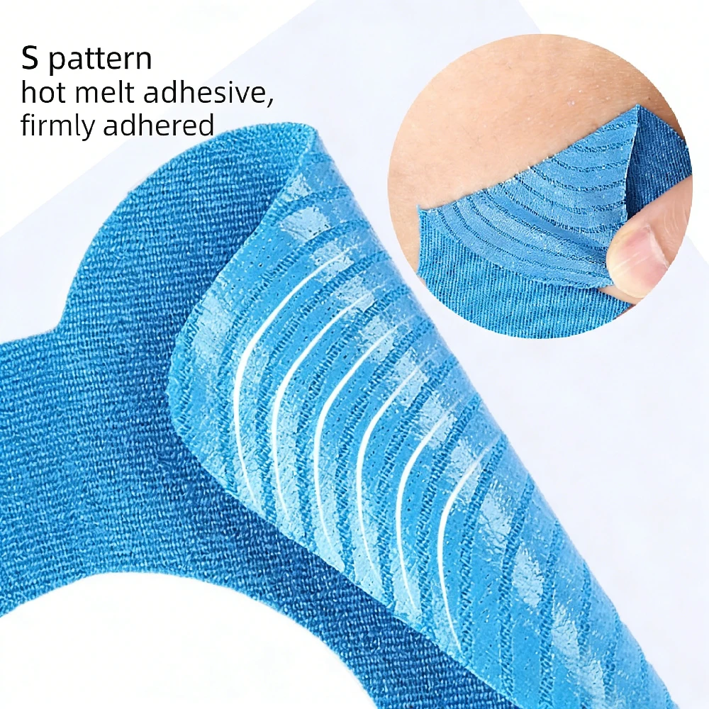 10Pcs/Set Kinesiology Tape for Knees - Knee Kinesiology Tape Pre Cut | Waterproof Workout Adhesive Patches