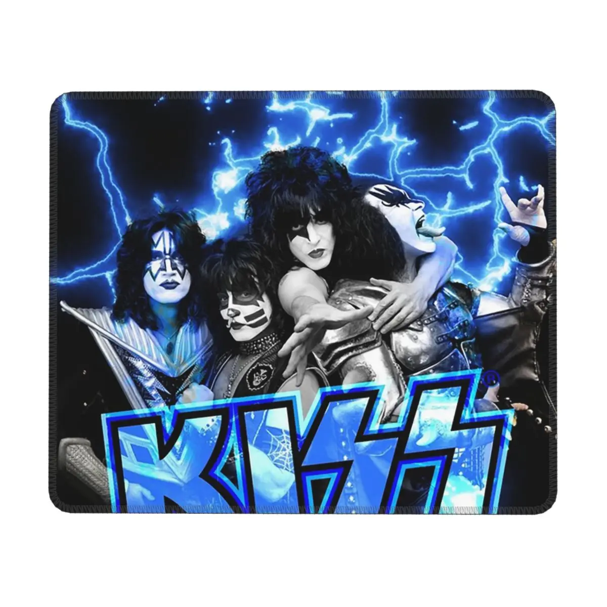 Kiss Rock Band Retor Multi-size Mouse Pad Computer Keyboard Mouse Mat Gamer PC Laptop Desk Mat Office Accessories Table Mats