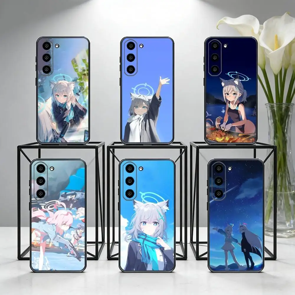 

Blue Archive Phone Case For Samsung Galaxy A73,A72,A71,A70,A53,A52,A51,Others Soft Black Cover