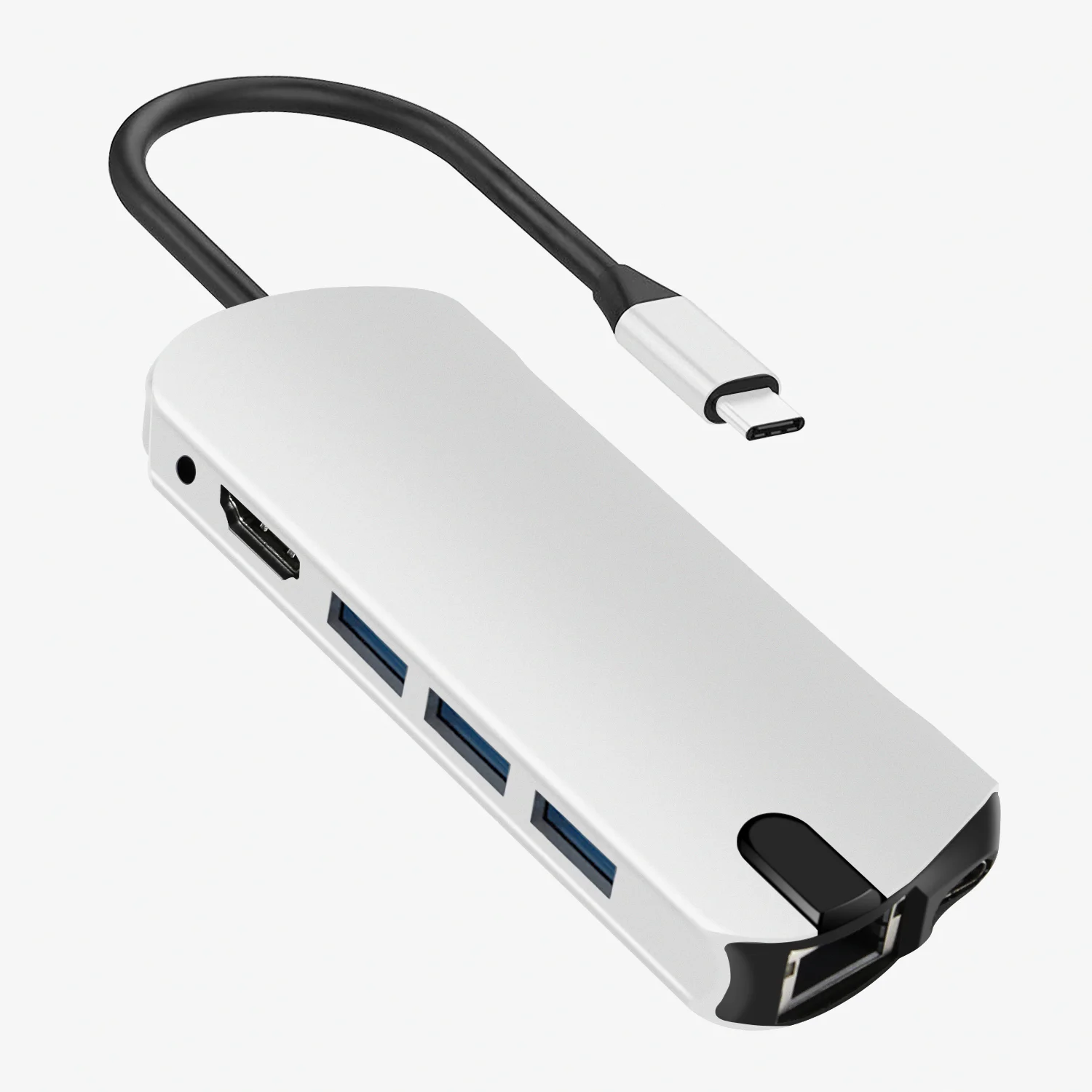 

Multiport Dock Station Type C USB Hub 10 In 1 Type C Adapter 2 x USB 3.0 Poort Reader SD Kaartlezer USB Hub