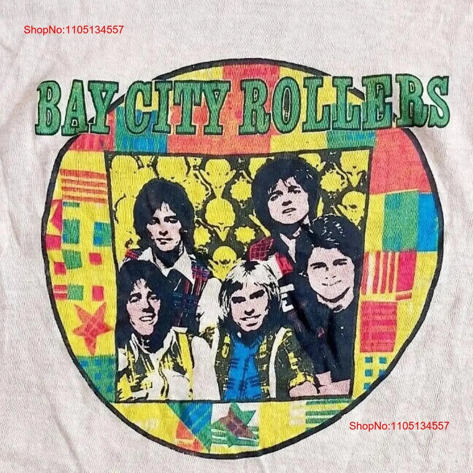 تي شيرت ريترو هل لا تحبها Bay City Rollers أبيض S 5XL 1N0037 ملابس كلاسيكية مغسولة ناعمة مصممة برسومات غير رسمية
