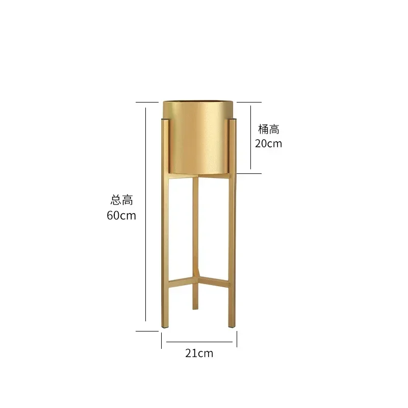 Nordic iron Flower Rack Shelf Home Living Room Multi-layer Flower Shelf Metal Nordic Ins Floor Flower Shelf Plant Pot Rack