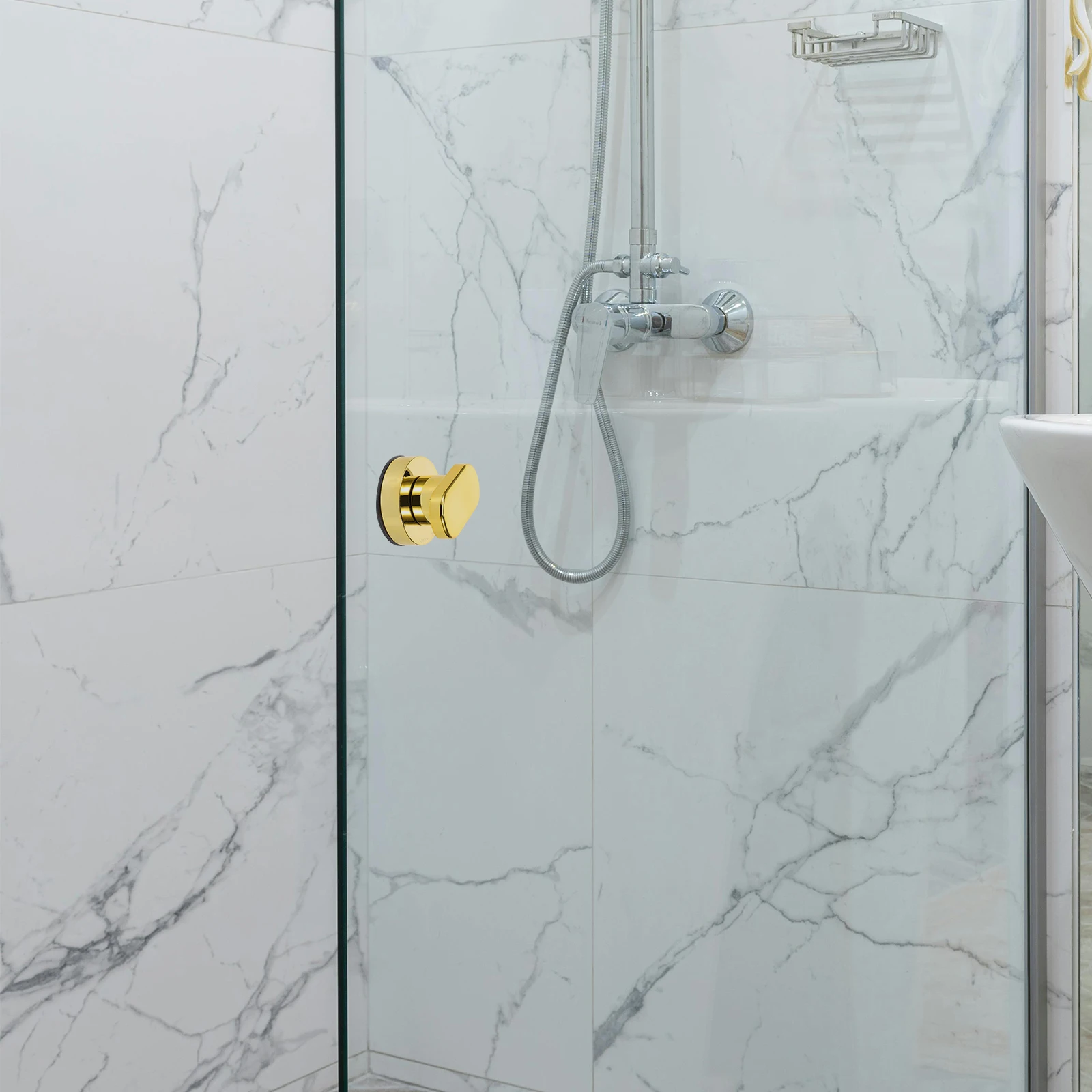 

2Pcs Suction Cup Bathroom Grab Bars Plastic Shower Handle Safety Grip Bar for Bathtub Toilet Elderly Disabled Support Non Slip