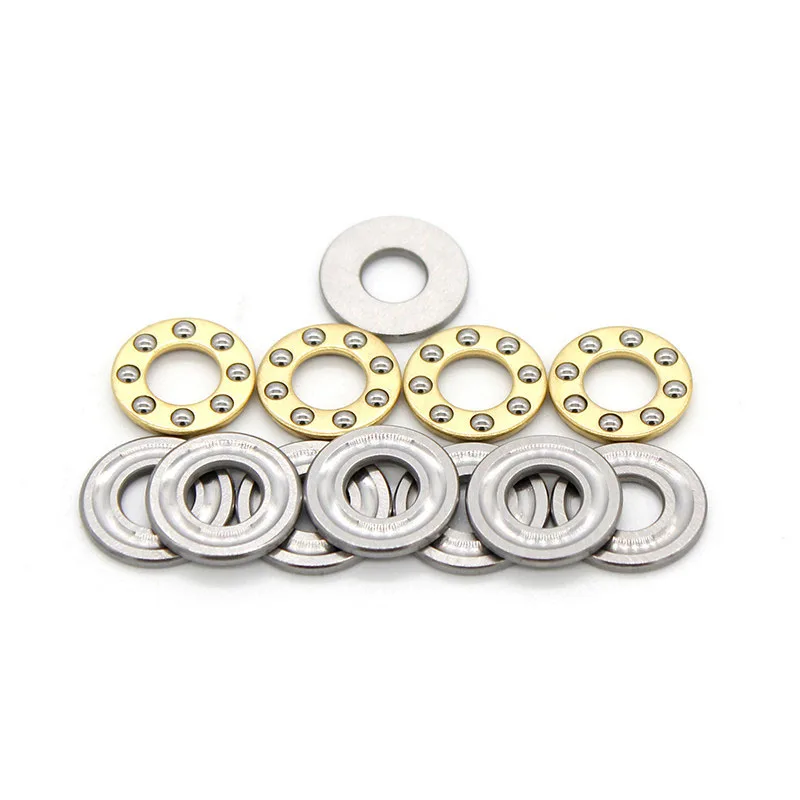 1Pcs 3-in-1 Plane Axial Thrust Ball Bearing Mini F3-8M F4-9M F4-10M F5-10M F6-12M ~F12-21M Miniature Axial Ball Bearings