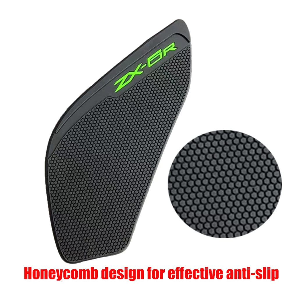 ZX-6R 2024 Motorcycle Sticker Anti slip Fuel Tank Pad Non-slip Side Fuel Tank Waterproof Pad For Kawasaki Ninja ZX6R