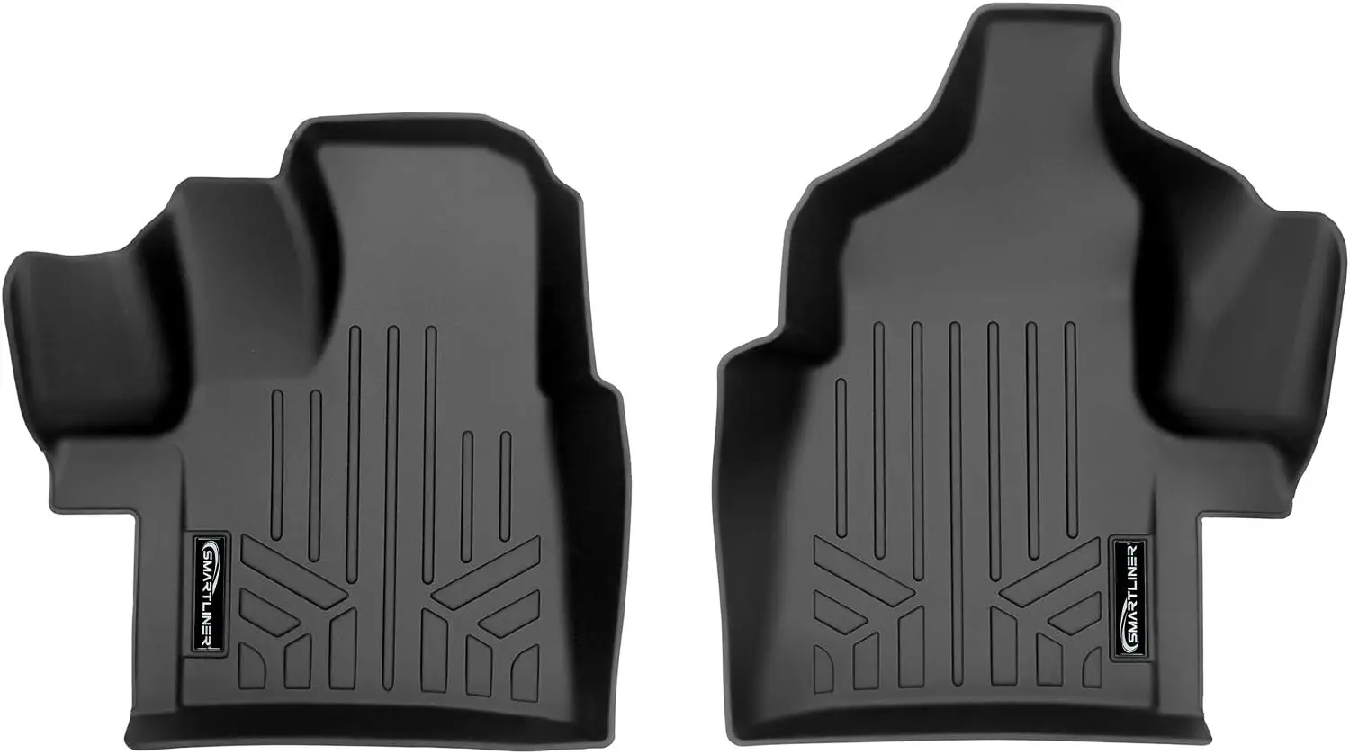 Van Floor Protection, High-Quality Material, Black, Custom Fit for First Row