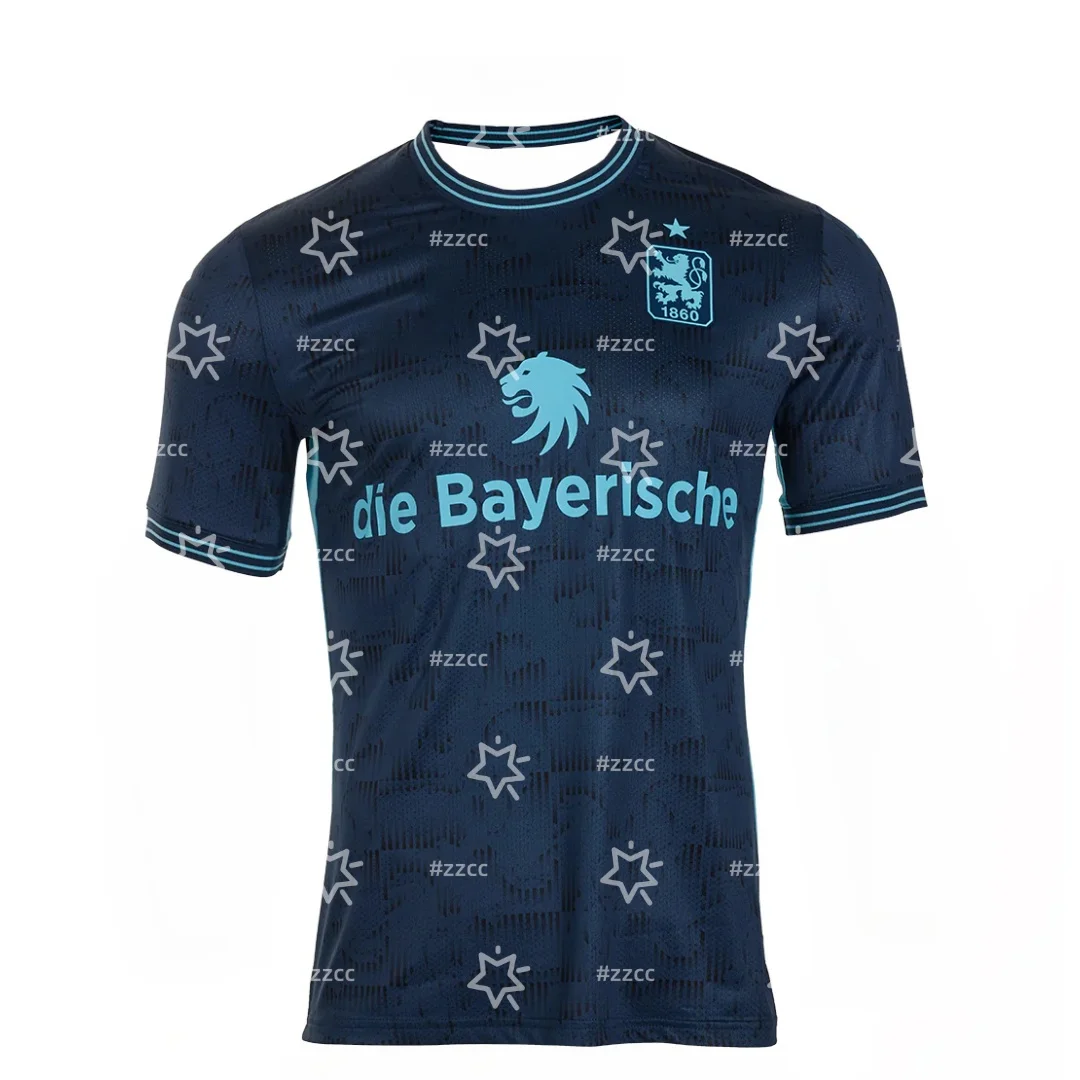25-26 TSV 1860 München Heim-Fußballtrikot Match-Trainingsset Sommer-Sportbekleidung Herren-T-Shirt Kinder-T-Shirt Damen-Radtrikot ﻿ ﻿