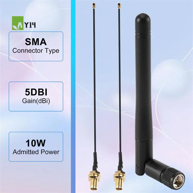 

AY14-2 шт./лот 2,4 ГГц 3Dbi Wi-Fi 2,4G антенна антенна RP-SMA штекер беспроводной маршрутизатор + PCI U.FL IPX к RP SMA штекерный кабель с косичкой