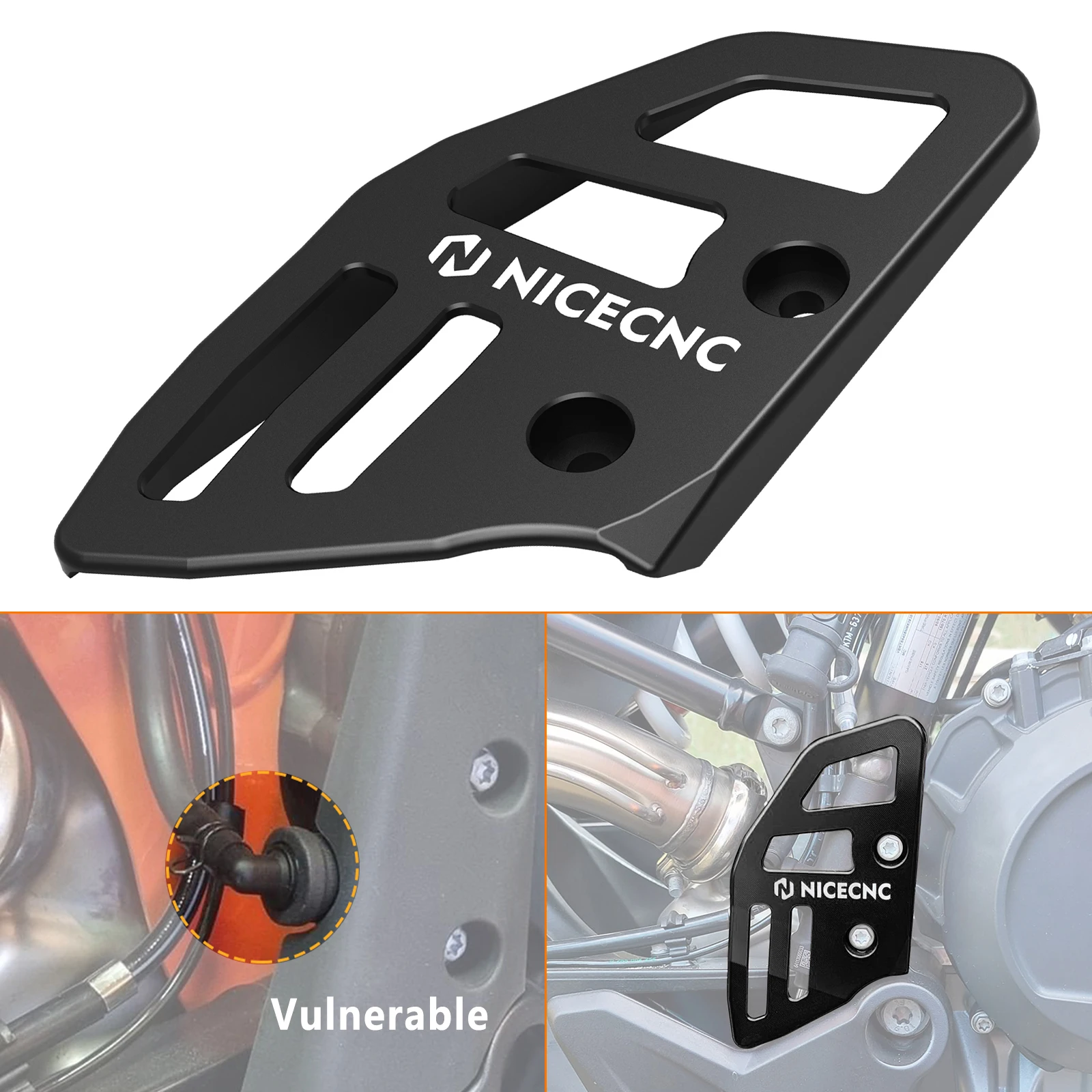 

For 2019-2025 KTM 790 Adventure/R 890 Adventure/R Rear Brake Master Cylinder Guard Protection Cover for Husqvarna Norden 901