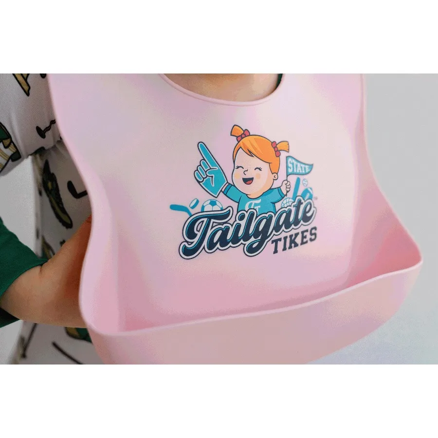 Силиконовый детский нагрудник для девочек