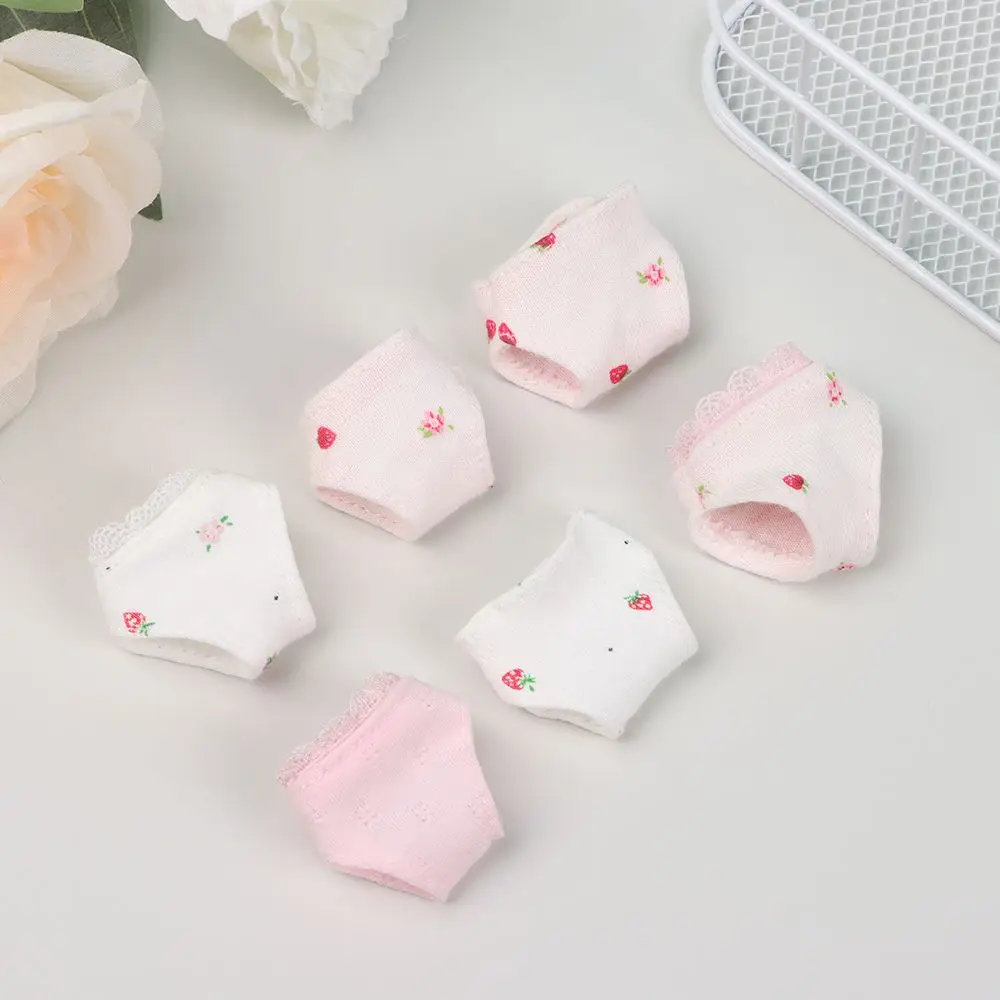 1/12 BJD lalka bielizna ubrania OB11 lalki skarpety 1/11 lalki majtki lalka bawełniane skarpety DIY akcesoria dla lalki ubranka
