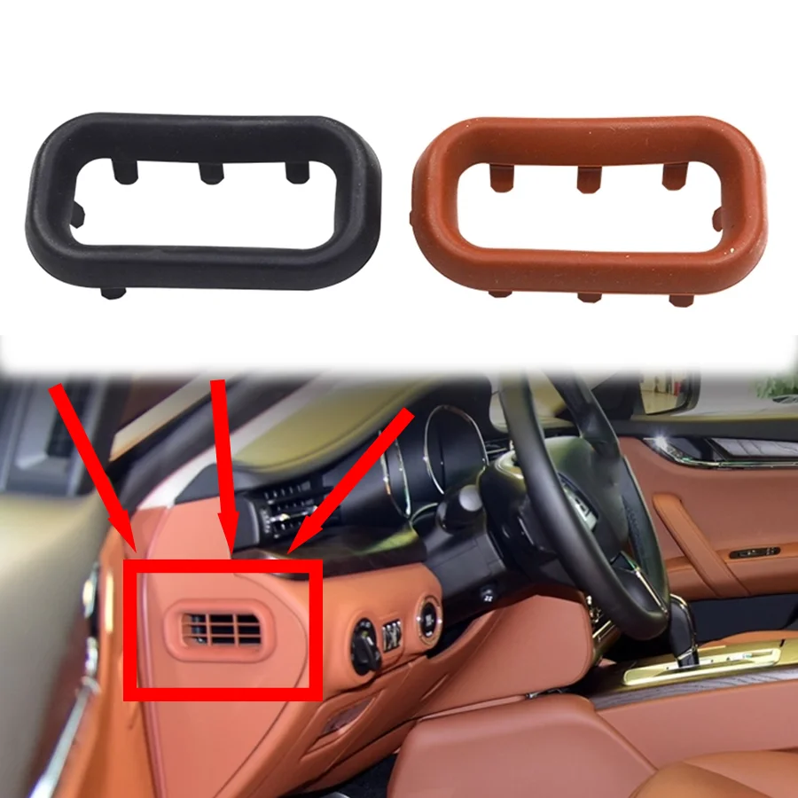 1x Dash Panel Liner Instrument Side Gasket Air Outlet Rubber Ring 673001399 For Maserati Ghibli Quattroporte M156 2014-2020