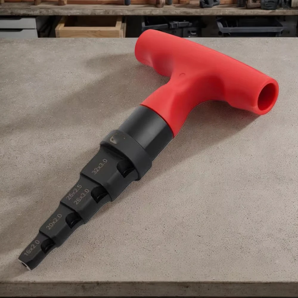 New Type Handheld Tapered Reamer Plumber PEX Tool 16mm/20mm/25mm/32mm PEX-AL-PEX Hand Reamer PPR/Plastic Pipe T-Calibrator