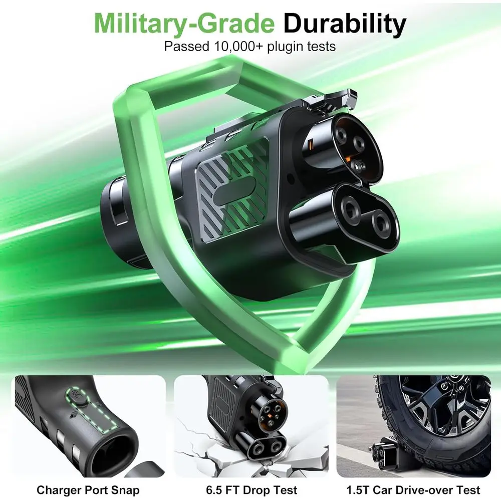 محول مركبة كهربية NACS إلى CCS1 مطور لعام 2025، متوافق مع شاحن Tesla Supercharger إلى محول شاحن CCS 500 A/1000V، Fast C #3