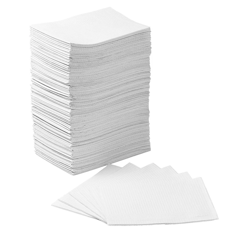 125 Pcs 3 Ply Disposable Tattoo Tablecloth Napkins Waterproof Absorbent Pad Personal For Tattooing Table Mat